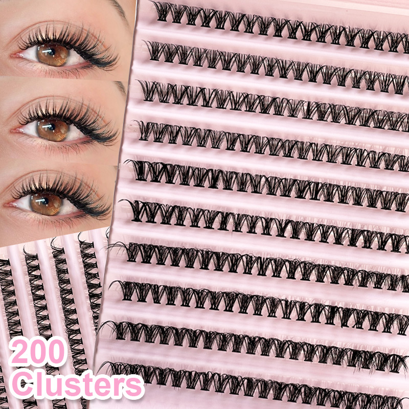 Eyelash Extension Natural - Tekli Kirpikler Kirpik Demetleri 8-16mm 200