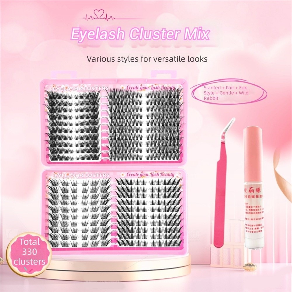 Eyelash Extension C Curl - Sıcak Doğal Görünümlü Takma Kirpikler Siyah