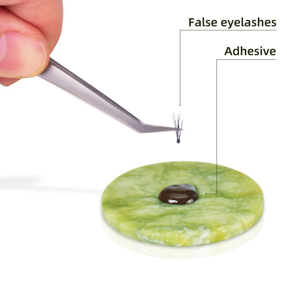 1/2 adet kirpik tutkal palet k - Eyelash Extension London incelemesi ve fiyatı