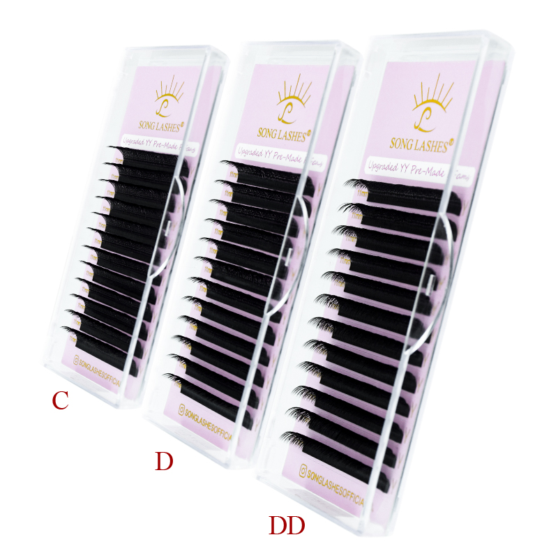 ŞARKI LASHES Yeni Premade Fanl - Eyelash Extension C Curl incelemesi ve fiyatı