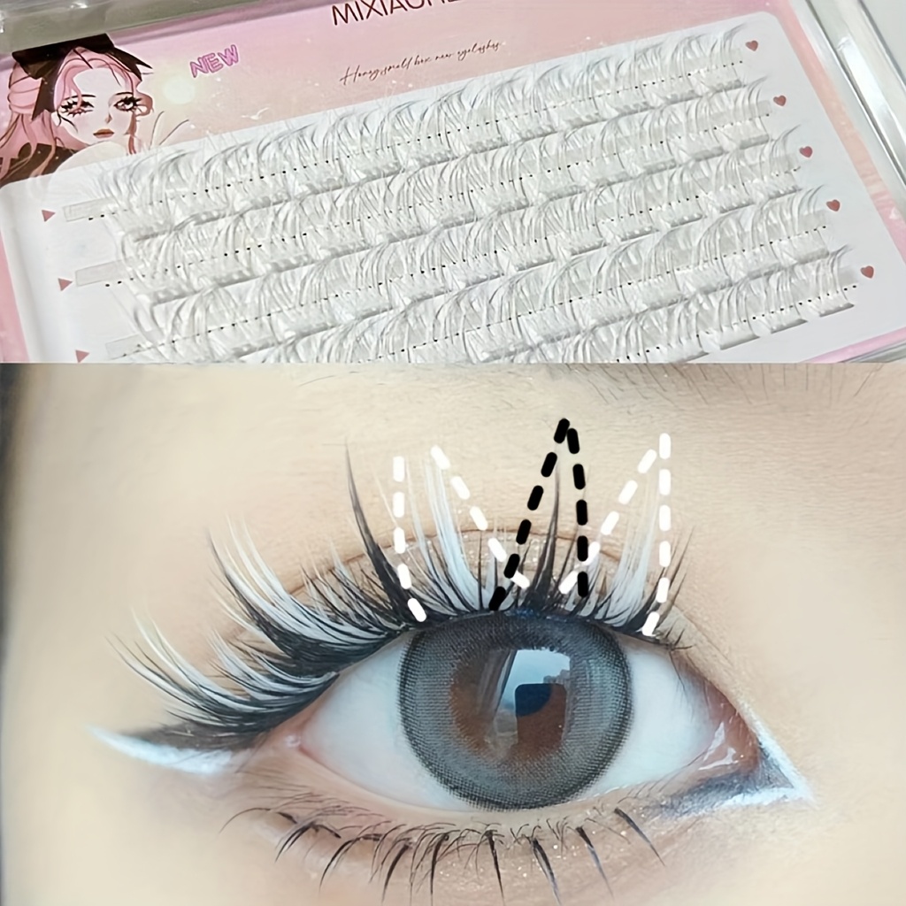 Mixiaohe Renkli Kirpikler 60 D - Eyelash Extension Natural incelemesi ve fiyatı