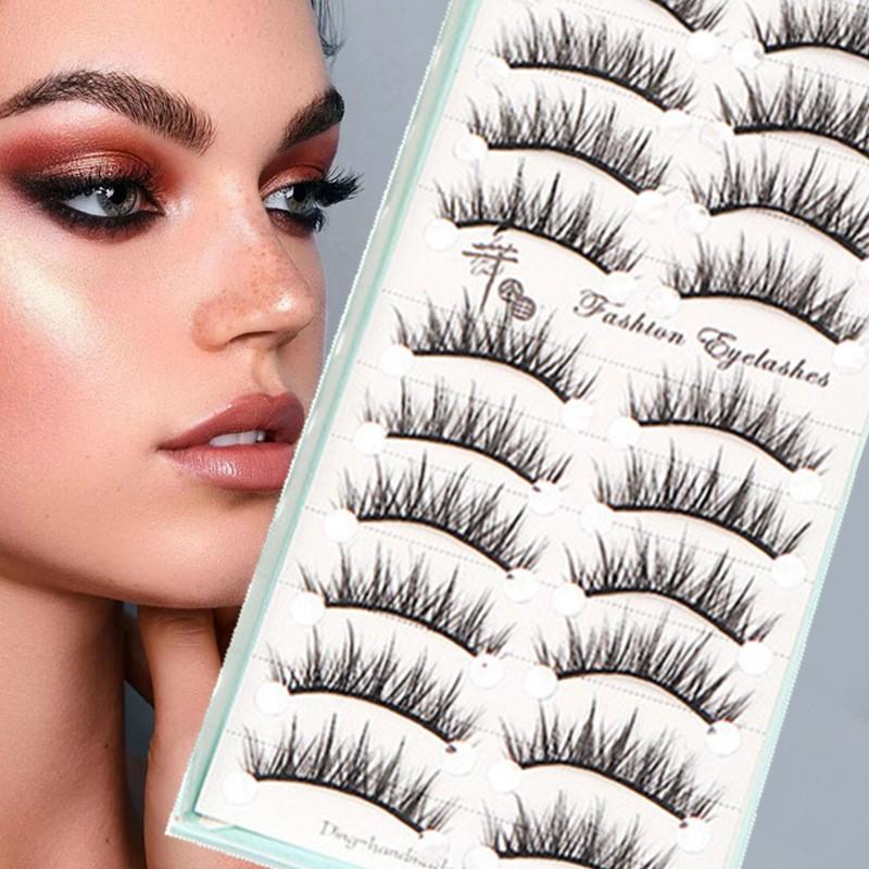 10 Çift Doğal Uzun Kıvrımlı Ke - Eyelash Extension Cat Eye incelemesi ve fiyatı